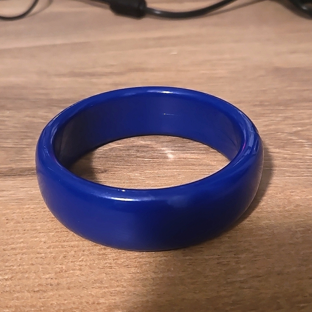 Y2K Blue Plastic Bracelet